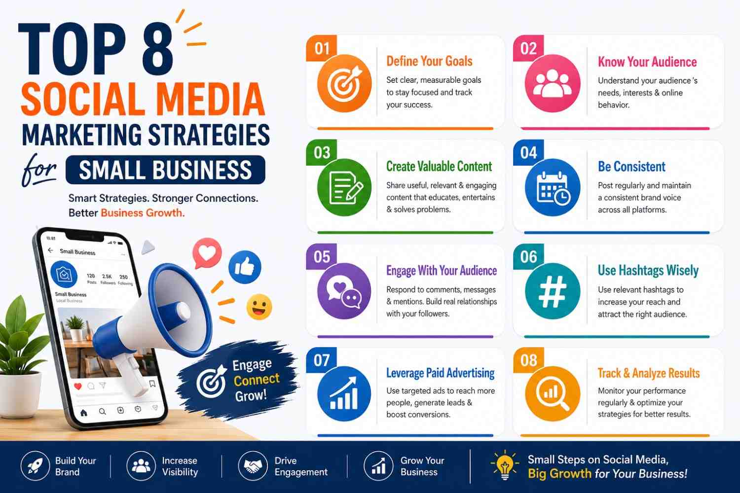 Top 8 Social Media Marketing Strategies for Small Business Top 8 Social Media Marketing Strategies for Small Business
